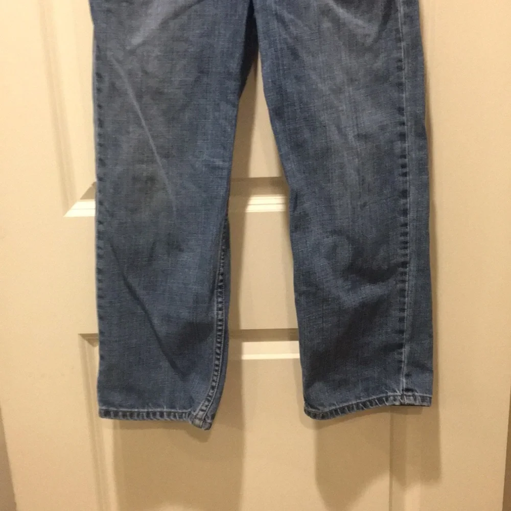 Levi’s 550 Red Label boys distressed denim Jeans relaxed fit Size 10 Reg 25x25